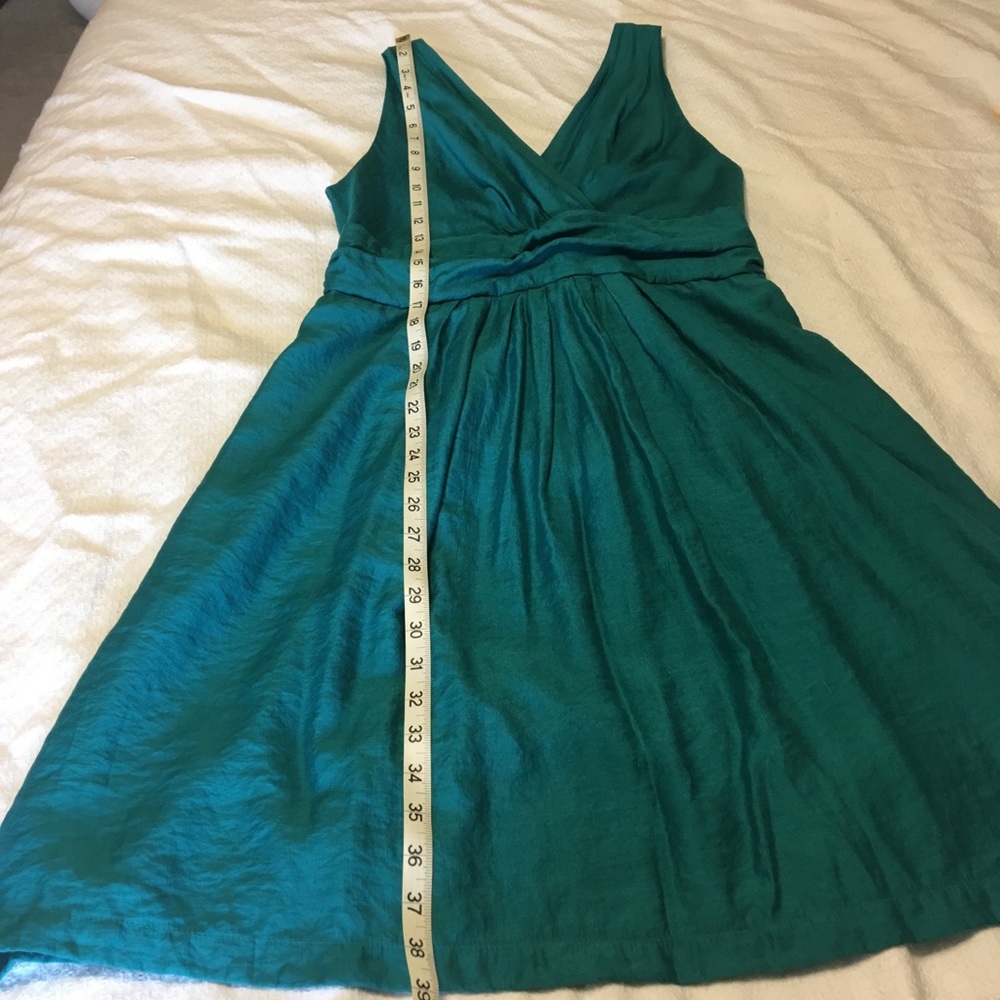 Turquoise sleeveless party dress - Picture 6 of 6